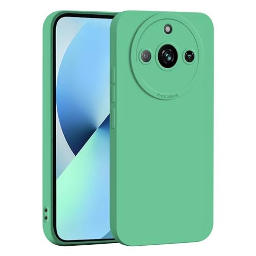 JIAFEI Funda Protectora para Realme 11 Pro Plus/Realme 11 Pro: Delgada, Liviana y Resistente a Golpes, de Silicona Suave TPU Protector Carcasa - Verde