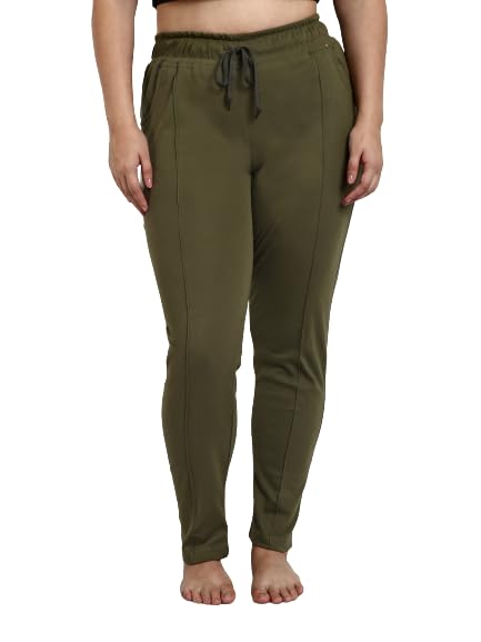 Women Regular Fit Cotton Track Pants,Comfortable Lower,Trouser,Sports Joggers,Night n Gym Wear Lounge Pant for Ladies