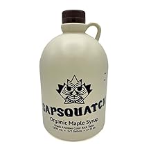 Sapsquatch Organic Maple Syrup - Half Gallon - Grade-A Amber Rich