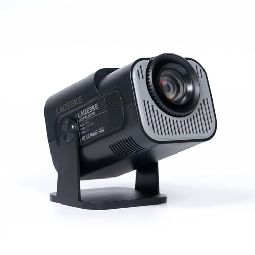 LAIZESKE HY520 Drawing Projector for Artists Kids Beginners, 720P HD Portable Art Projector with WiFi 6 Bluetooth 5.0, Auto Keystone, 30–150” Projection for Tracing, Sketching, Home Classroom Use