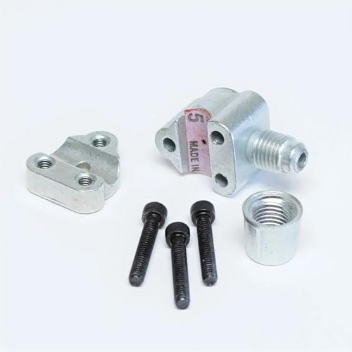 Válvula perforante tipo bala BPV31 para tubos de 1/4", 5/16" y 3/8" - Incluye: 1 válvula perforante, 1 llave hexagonal y 2 adaptadores. Única con junta patentada de tipo permanente.