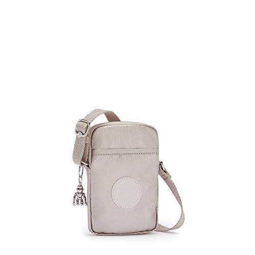 Image of Kipling Womens Tally Minibag, Lightweight Mini Bag, Nylon Phone Crossbody Bag, Metallic Glow, 4.25 L X 6.75 H X 0.75 D US