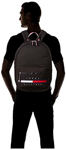 Image of Tommy Hilfiger Men's Gino Backpack, Deep Black, One Size