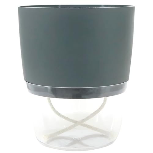 Cachepot Acqua AutoIrrigável 12 cm Grafite