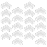 Toddmomy 20 Stück Transparenter Eckenschutz für Aquarium aus Abs 8mm Starker Kantenschutz für Glastanks Langlebiger Schutz für Aquariendekorationen und Sichere Fische