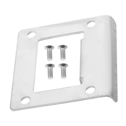 Vaguelly Golpe De Seguridad Para Puerta De Madera Cubierta Inoxidable Kit De Reparación Para Marco De Puerta Golpe