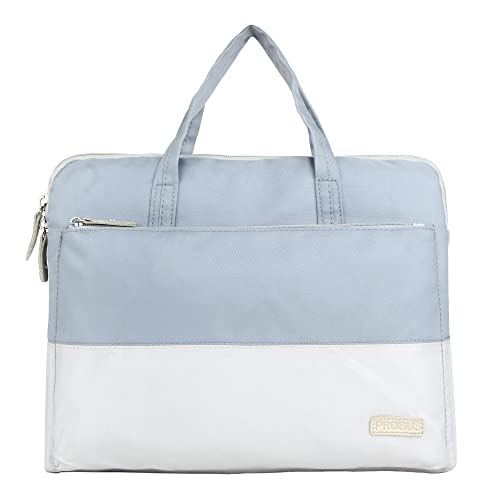 Probus Dual Tone-3 Sleeve Messenger Bag Compatible with 15-15.6 Inch Laptop and Macbook Pro/Air | Grey
