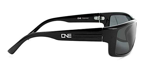 Optic Nerve, Fourteener, Men's Sunglasses With Polarized Grey Lens - Shiny Dark Demi #TOP3