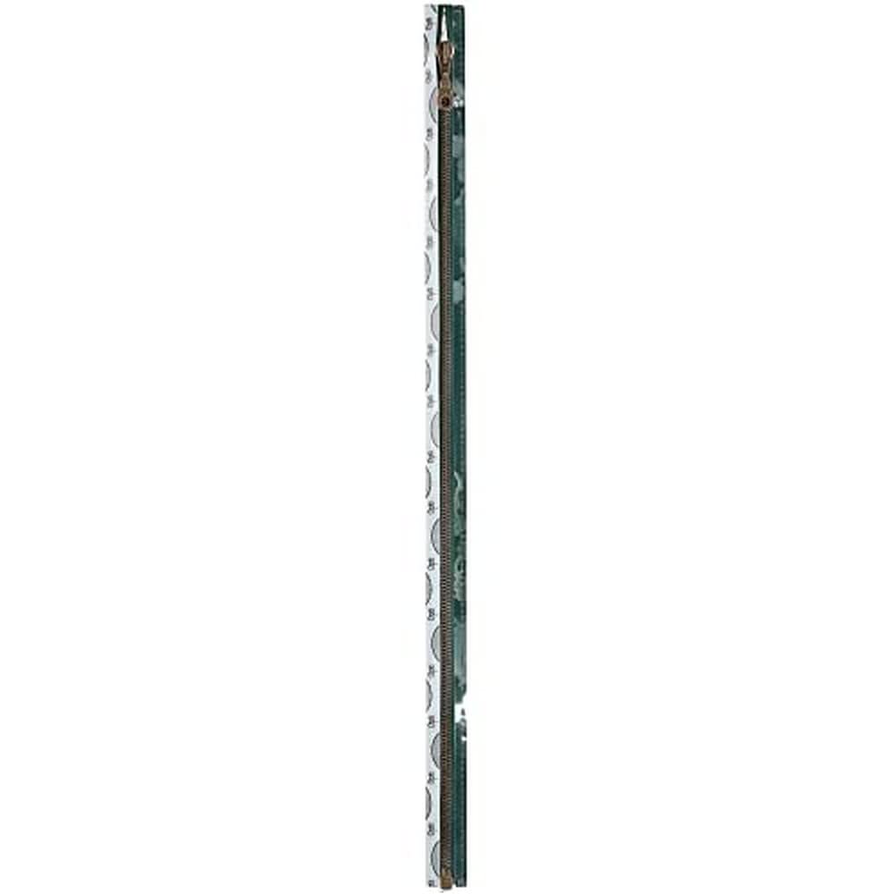 Opti Zip Fastening, 51% polyacrylic, 49% Cotton, # 00461 Green, 75 cm, #00461 Green