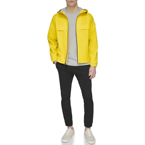 Image of Tommy Hilfiger Men's Simple Hooded Rain Jacket
