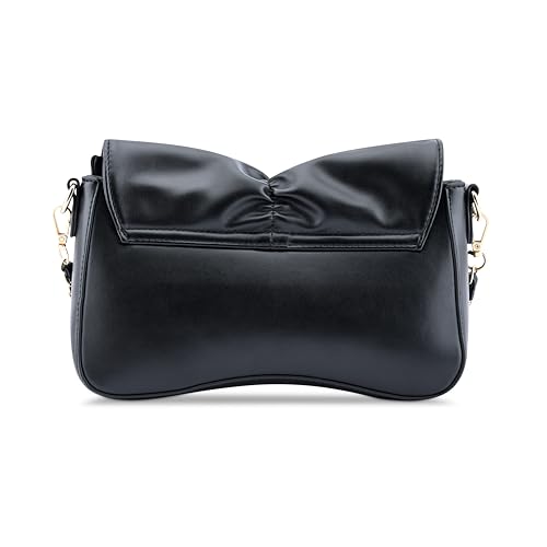 Image of Fastrack Bow-tiful Sling | Faux-Leather Women Handbags| Ladies Purse Handbag | Sling Bag for Casual Carry