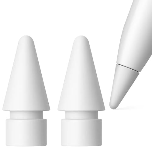 NXVX Replacement Apple Pencil Tips (2-Pack) – Compatible with Pro, USB-C, Gen 2 & Gen 1 – Original Material Nibs