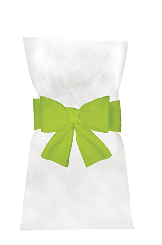 Sachet de 6 Noeuds pour Housse de chaise (diff. coloris) Couleur:ANIS