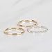 Hammered Stacking Rings - Mixed Metal - Set of 3 – Custom Made in 14K Gold Fill & Sterling Silver
