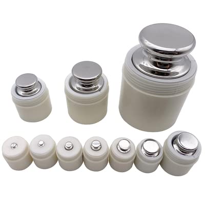 Calibration Weight Sets high Precision 316 Stainless Steel Standard Weight Set Grade E2 (500 g)