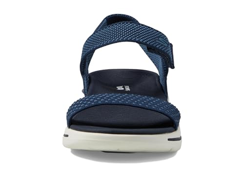 Skechers Women's Go Walk Arch Fit Sandal-Polished, Navy, 92