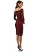 PattyBoutik Women Off Shoulder Floral Lace Twin Set Dress (Burgundy X-Small)