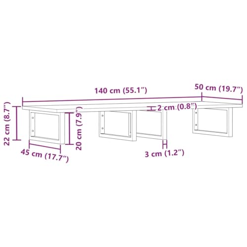 Étagère de lavabo murale en acier pour optimiser le rangement