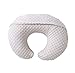 QUENESS Nursing Pillow and Positioner, Breastfeeding, Bottle Feeding, Baby Sitting Support with Removable Ultra Soft Cover, Tummy Time Support for Baby Boys and Girls (Beige)