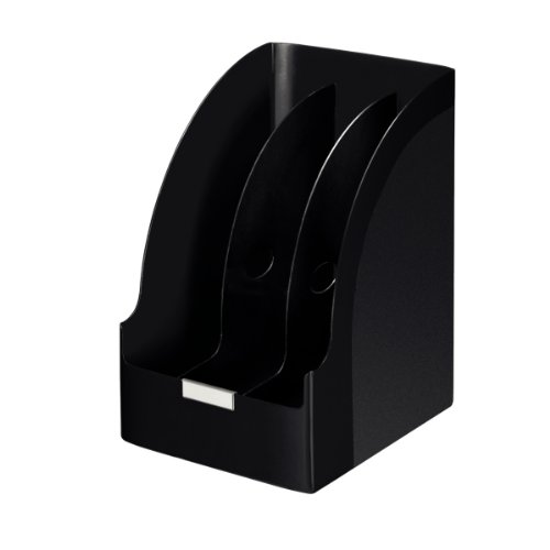 Leitz Porte-Revues A4, Jumbo, Noir, Plus, 52390095 Largeur 210 mm