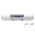 iSpring FT15B Activated Post Carbon Water Filter Replacement Cartridge with Quick Connect for Countertop Reverse Osmosis RO System RCT600