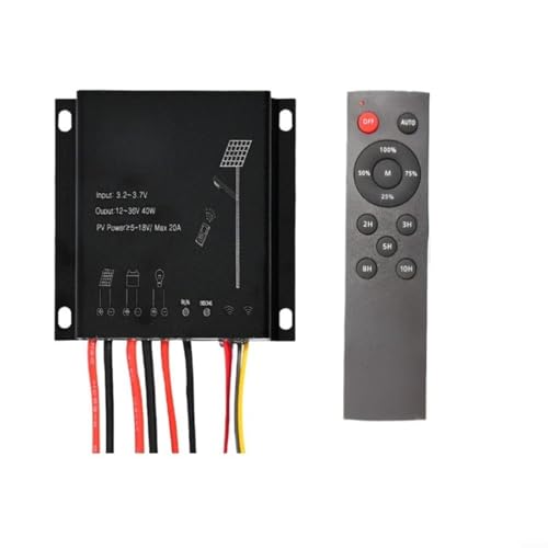 Régulateur de charge solaire MPPT avec télécommande et boîtier ABS - 2