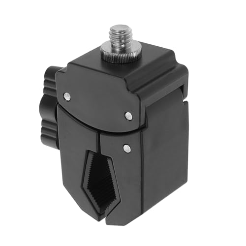 VANZACK Plastic Microphone Holder Clamp Mic Stand Adapter Clip for Desk Tripod and Boom Arm Easy Installation Compact Design for Recording and Broadcasting Compatible