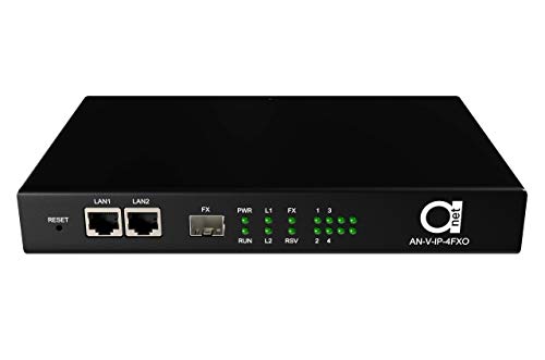 Image of 4-Port POTS Telephone Over Ethernet Extender, LAN IP Converter with FXO and FXS, 4-in-1 Device for Phone to Ethernet, Phone to Fiber, RJ-45 Twisted Pair, Active Fiber Optic Voice Connection