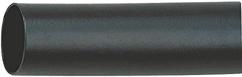 Shrink Tubing, 0.375in ID, Black, 200ft