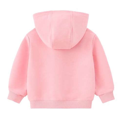 Toddler Hoodie Jacket Boys Long Sleeve Full Zip Hooded Solid Fall Winter Sport Pullover Sweatshirt Coat for Kids2