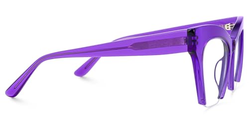 Image of VOOGLAM Blue Light Glasses for Women Anti Eyestrain Dry Eyes UV Computer Phone TV Eyewear Fashion Jacobien