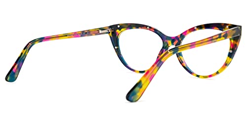 Image of VOOGLAM Cat Eye Blue Light Blocking Glasses for Women Anti UV Eyestrain Eyewear Langley GWX768674