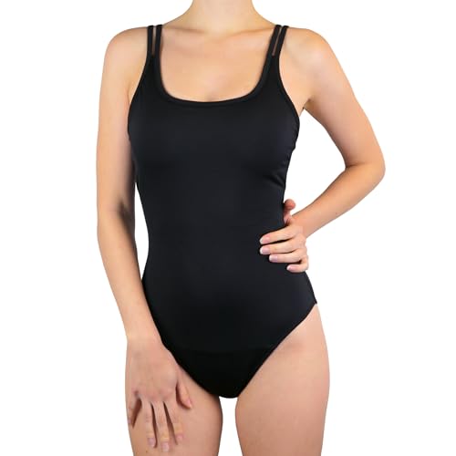 MYLILY® Period Swimsuit Black I Beach Fashion Ladies During Menstruation I Period Swim I Extra Protection at The Beach | Ladies Swimsuit I for Light Days I Zero Waste M