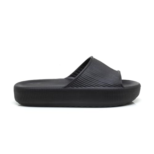 Chinelo Nuvem Slide Ortopédico Feminino Original Conforto (Preto, BR, Adulto, Faixa Numérico, 35, 36)