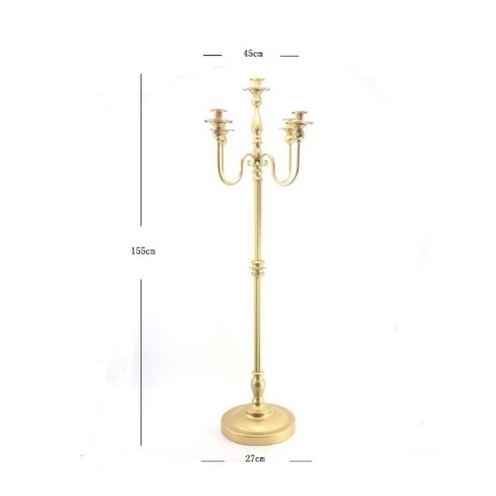 Candelabro Decorativo Candelero Alto de pie 5 Cabezas para el Comedor(Grande)