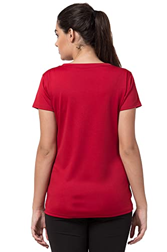 Image of BLUECON Women's Slim Fit Polyester T-Shirt