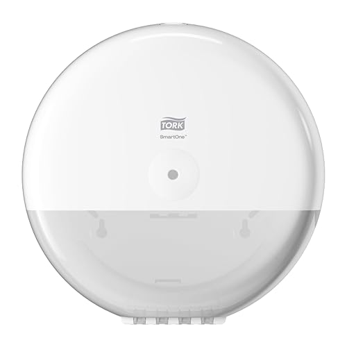 Distributeur Tork SmartOne T8 blanc pour papier toilette rouleau grande capacité Elevation 680000