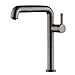 Yalsfowe Bathroom Faucet with Pull Out Sprayer, Tall Bathroom Faucet, 360Â° Swivel Bathroom Faucet, Bathroom Faucet for Sink 1 Hole, Bar Vanity Faucet,Gun Gray