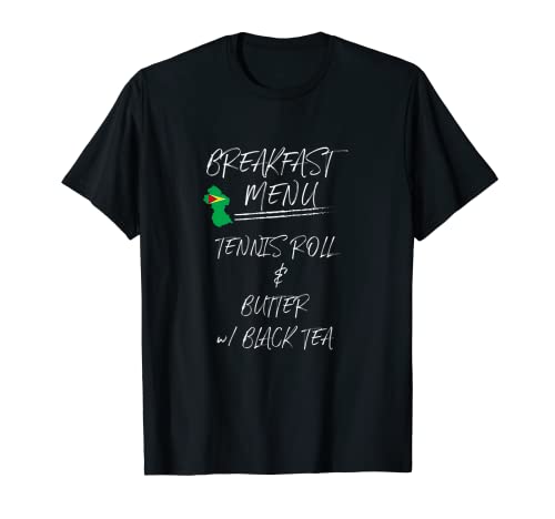 Guyanais Breakfast Food - Rouleau de tennis - Beurre et Thé Guyana T-Shirt