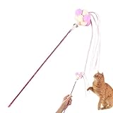 Plus de divertissement : renforcez votre lien avec votre ami félin en utilisant notre bâton Teaser pour chat ; ses entraînements de jeu interactifs et son design captivant de franges colorées et de boules de poils déclencheront l'instinct de chasse de votre chat pour une expérience amusante et stimulante.