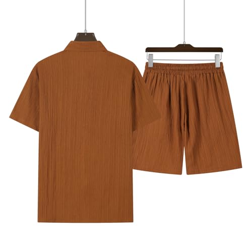Ensemble homme confortable short t-shirt vêtements de sport été - 7