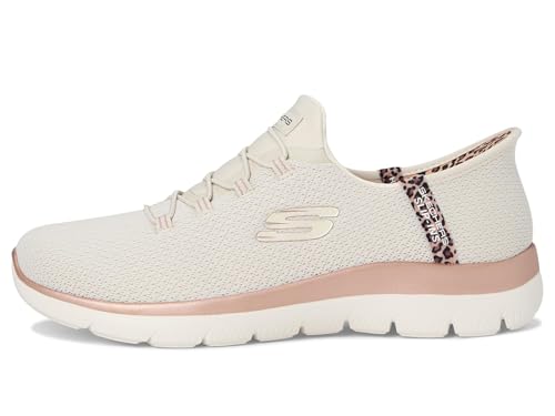 Skechers Women's Summits Leopard Chic Hands Free Slip-ins Sneaker4