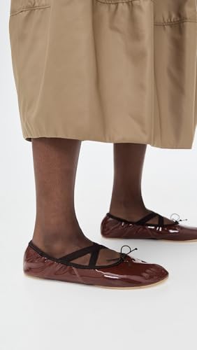 Tory Burch Women's Peep Toe Mary Jane Ballet Flats4