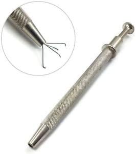 OSCAR Professional Diamond Holder Picker Grabber Prestige Tools 4 Prong Holder Pick Up Tool Tweezer for Diamond Stone & Beads Gems