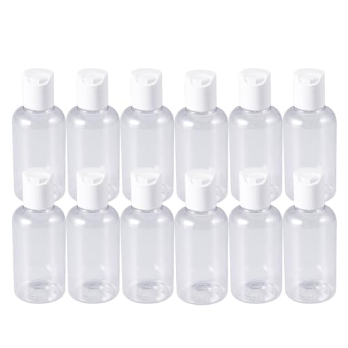 OKUMEYR 24個 詰め替えボトル 軽量耐久プレス式トラベル容器 シャンプー乳液洗顔料対応 出張旅行アウトドア用携帯便利収納 ランダムカラー