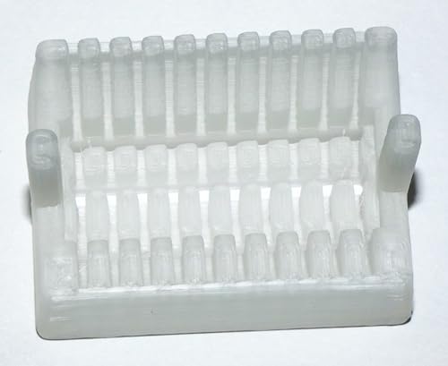 Stand for Microscope Coverslip, Glass Cover Slip Drying Stand, Lab Staining Rest (for Circular Coverslips, Pack of 2)