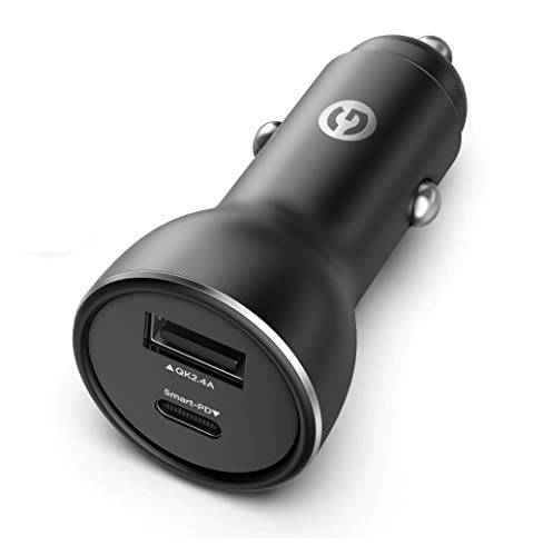 PD Compatible with iPhone 12/11 Car Charger - Apple Certified USB C to Lightning Cable (Ultra-Fast Charging) Dual Port Vehicle Adapter for iPhone 8/8 Plus, Xr, Xs Max,11 Pro Max, 12 Mini and SE (30W) - Thumbnail 6