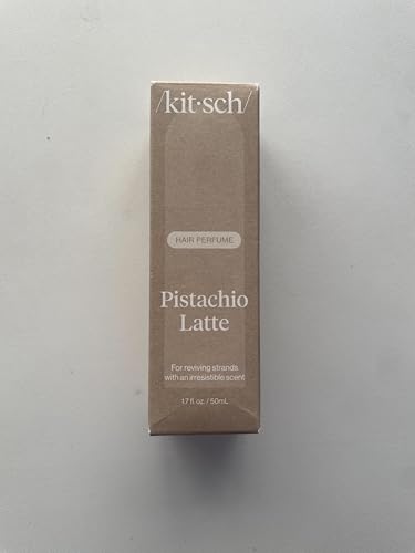 Kitsch Hair Perfume for Women - Pistachio Latte | Clean, Deodorizing & Patented Odor-Eliminating Technology Hair Spray & Body Mist - Freshen Hair, Body & Pillows - Coconut & Warm Coffee Scent - 50mL