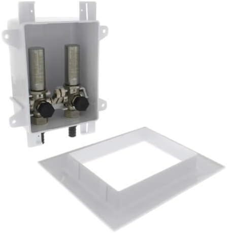 Ox Box Lavatory Outlet Box w/Water Hammer Arrestor - 1/2" PEX Crimp Connection