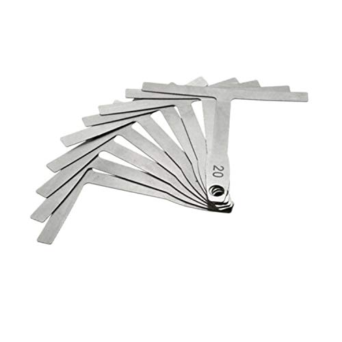 LGEGE UnderString Radius Gauge for Guitar and Bass Setup Bridge Saddle Adjustments Set